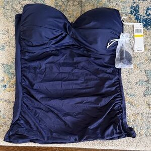 Navy blue tankini